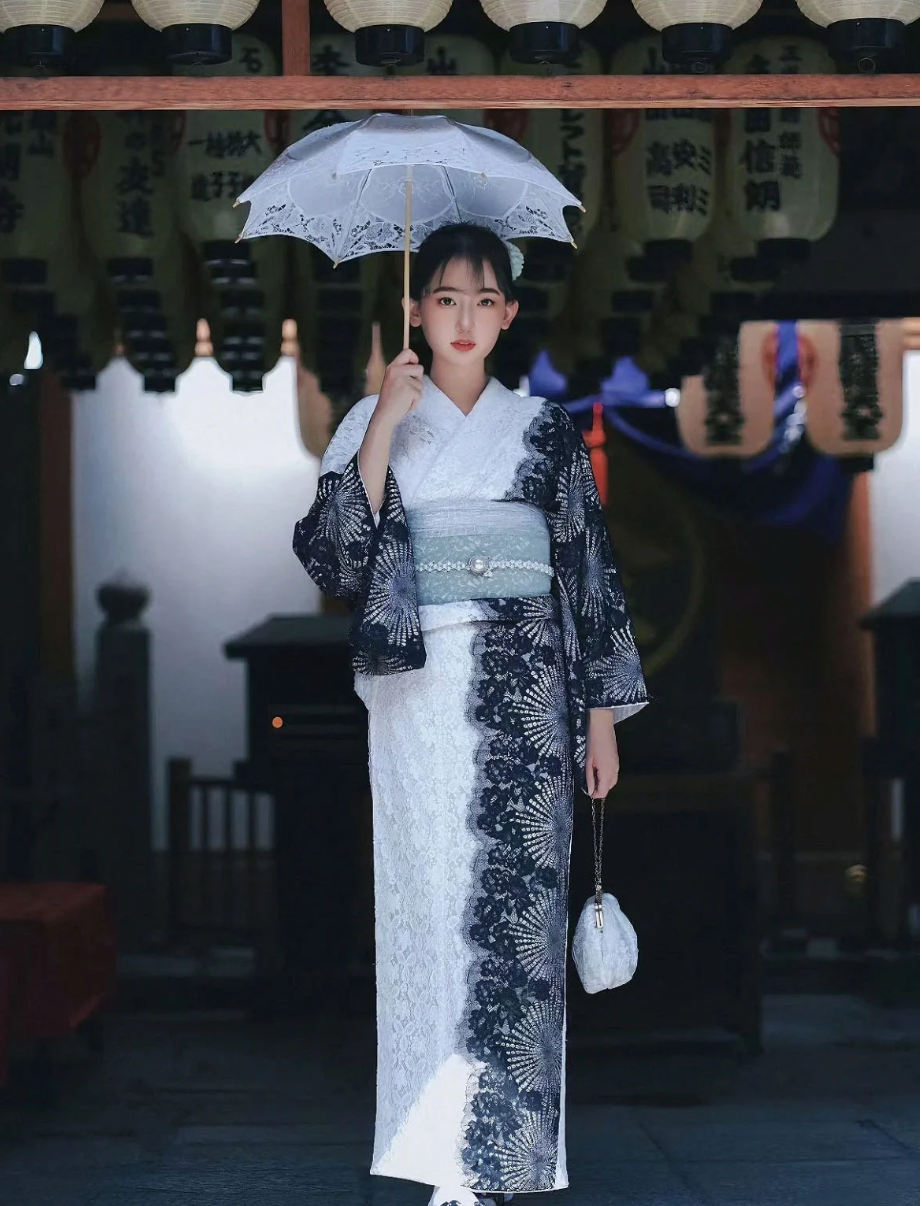 Lace Kimono 6PCS Set