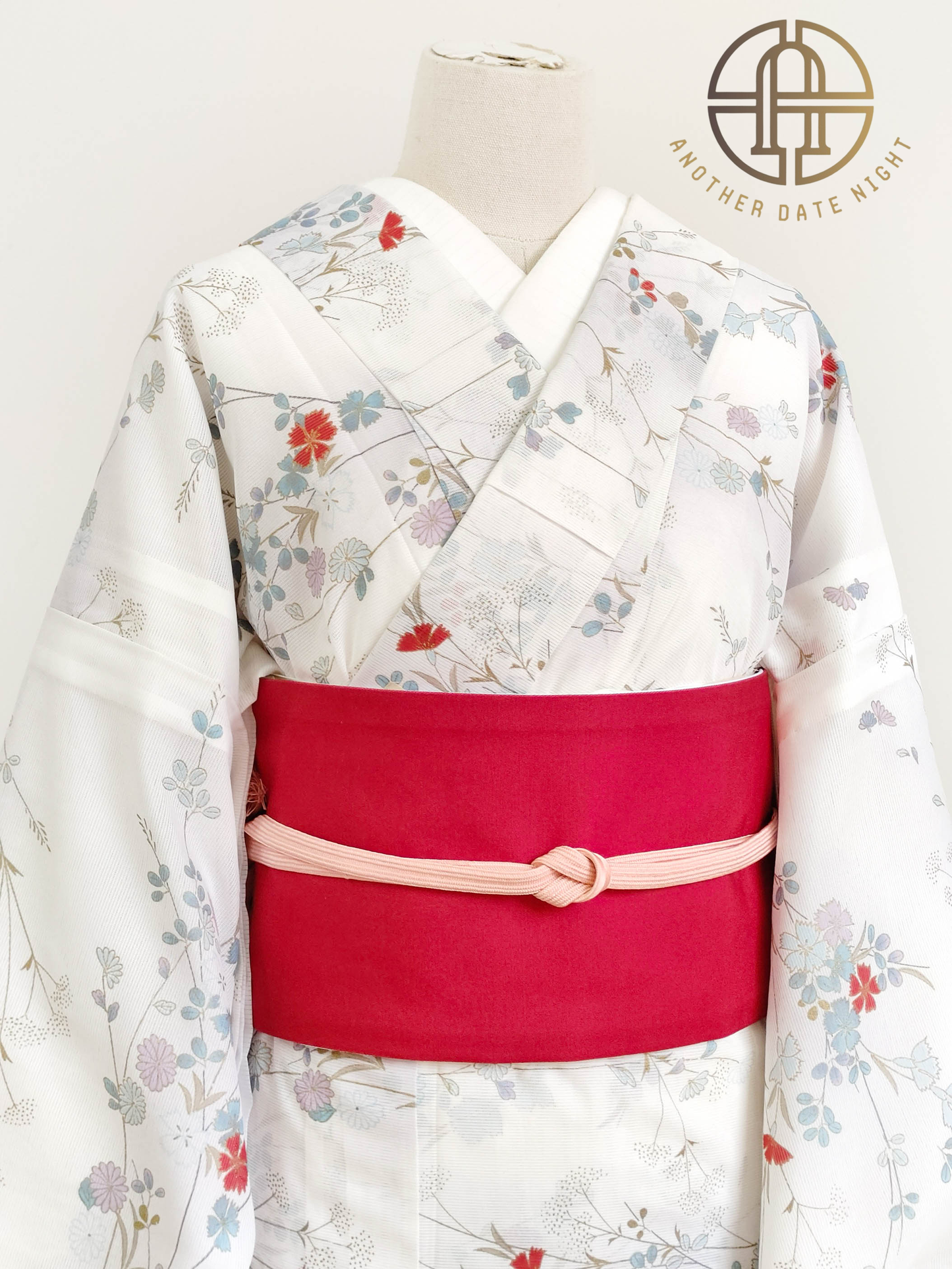 Sakura Rabbit Double Sided Hanhaba Obi