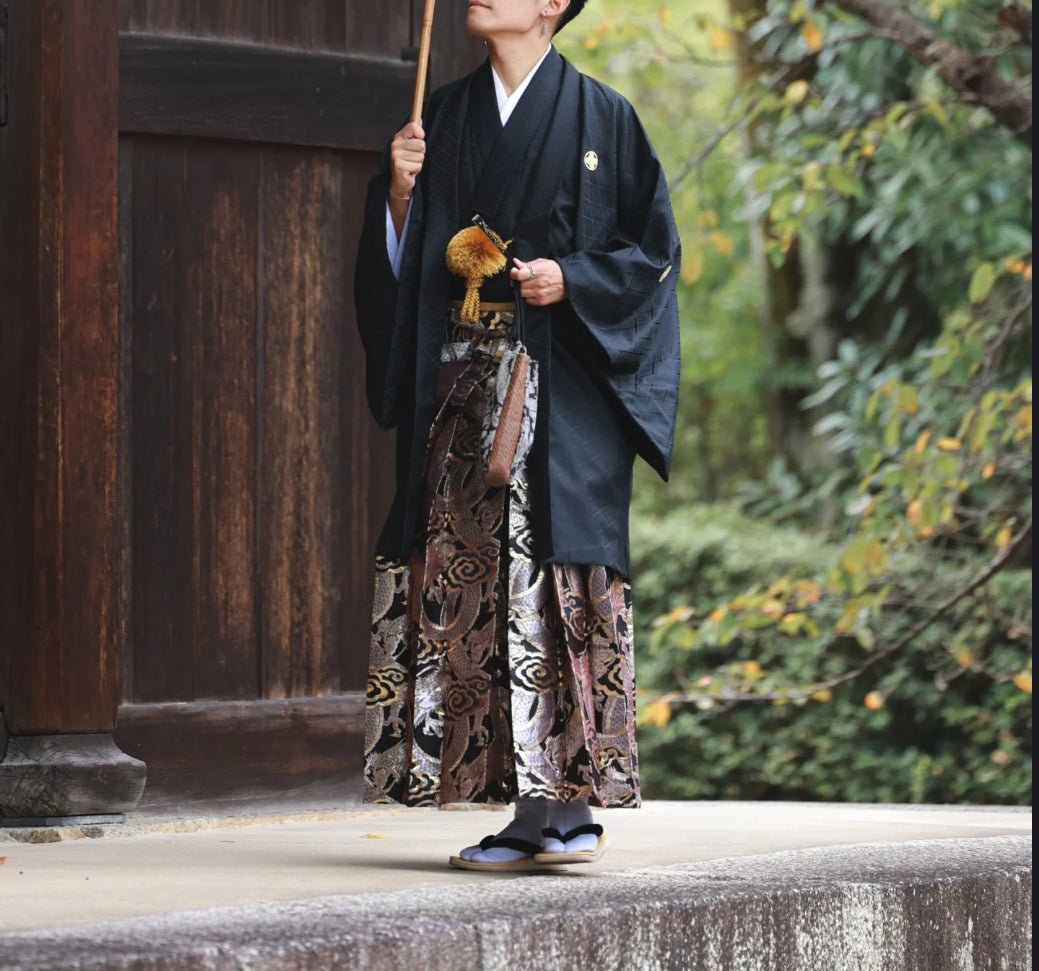 Men's Hakama & Kimono Hakama Only/ 10PS Set
