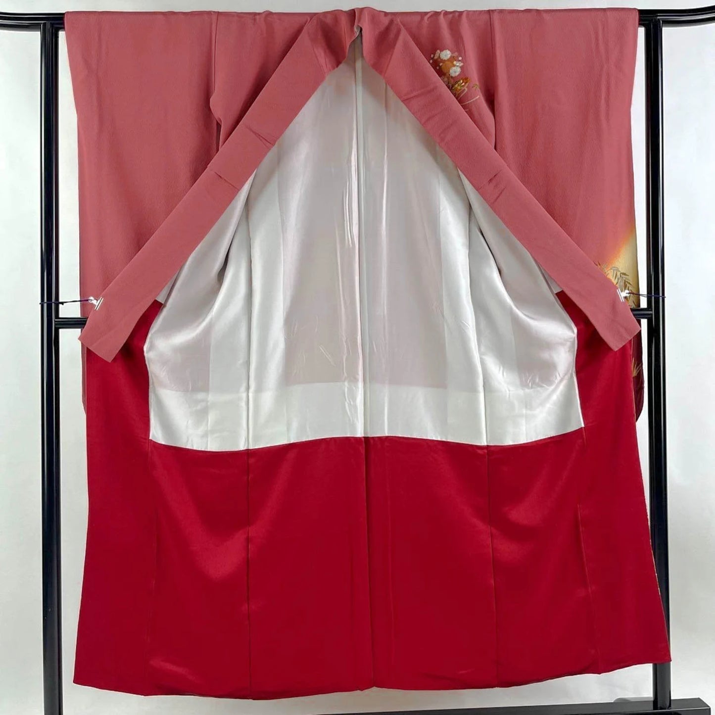 Rank A+ Vintage Pink Furisode Kimono, B30
