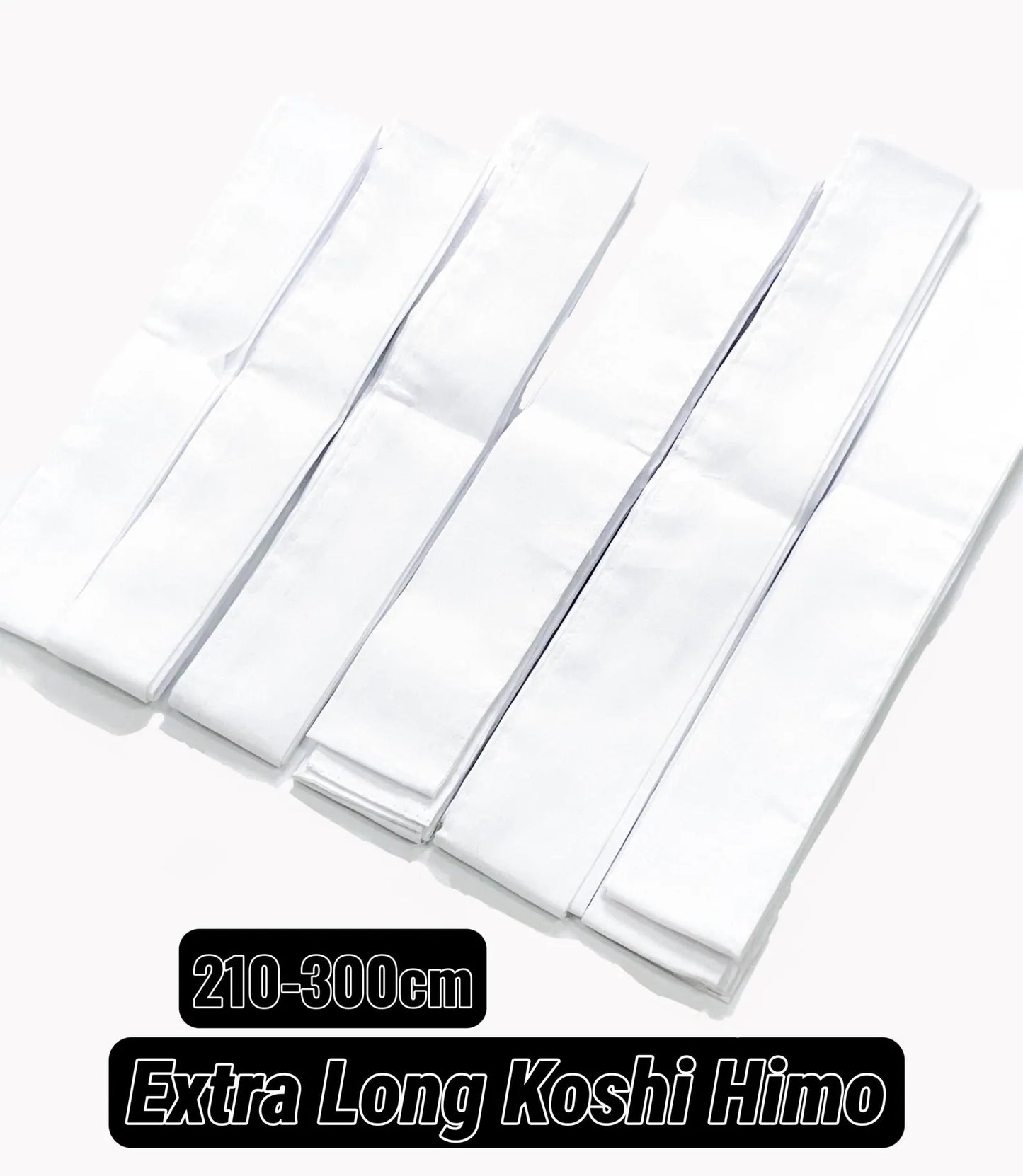 Extra Long Koshi Himo/Kimono Wearing Tools/210-300cm/100% Cotton Kimono Waistband