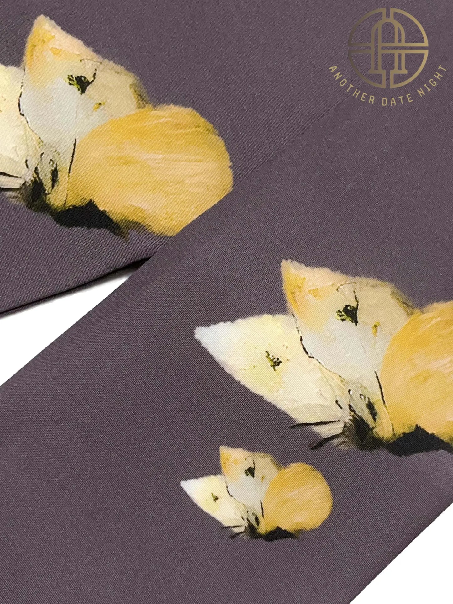 Pre-Tied Obi Belt with Cute Oil Painting Cat, Purple Obi Belt, Easy-to-Wear Nagoya Obi, Double-layer Taiko Knot