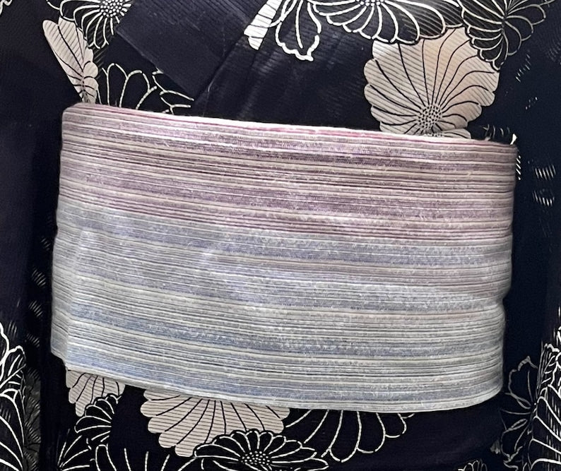 Japanese Hanhaba Obi Belt, Japanese Yukata accessories