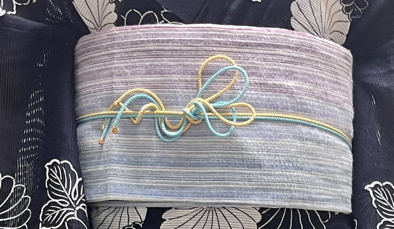 Japanese Hanhaba Obi Belt, Japanese Yukata accessories