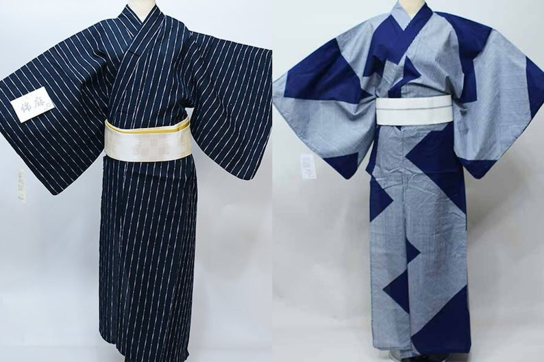 Men Yukata Blind Box/ With Kaku Obi/Excellent Condition