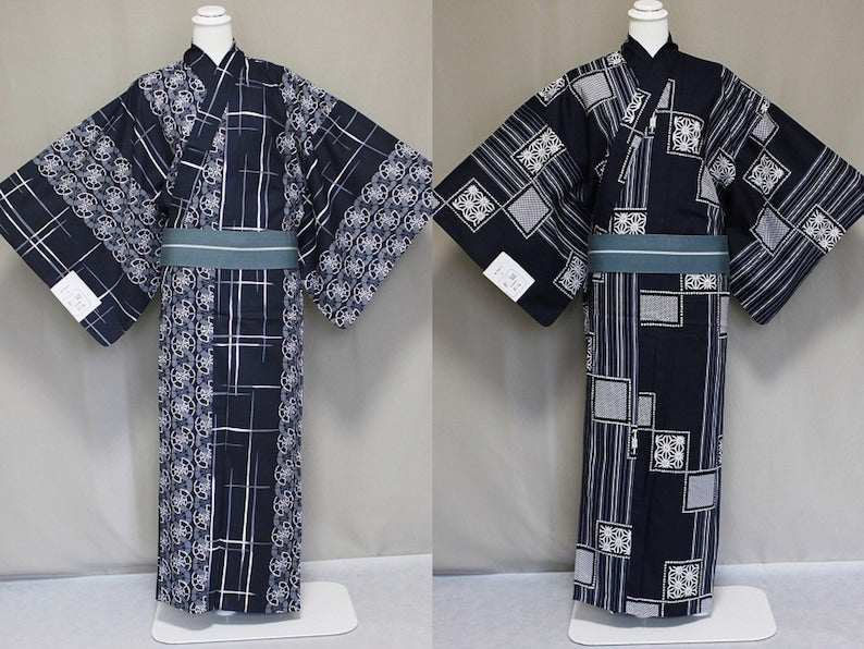 Men Yukata Blind Box/ With Kaku Obi/Excellent Condition