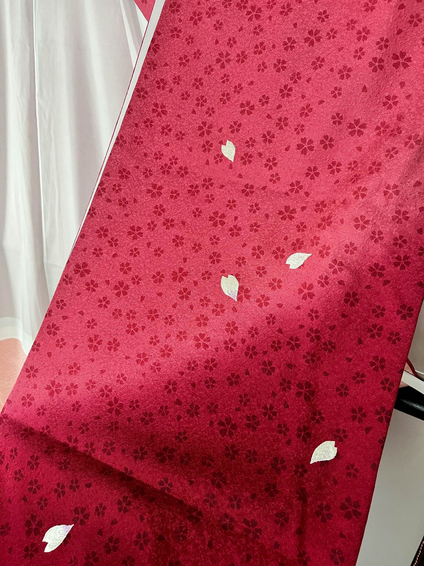 Rank S Vintage Silk Furisode Kimono, A47
