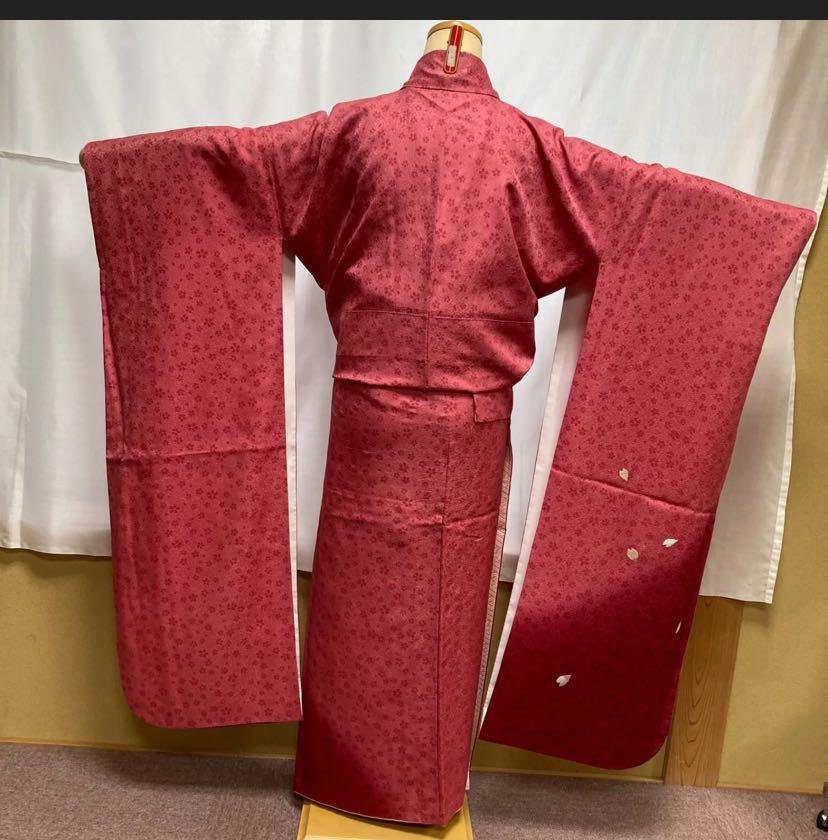 Rank S Vintage Silk Furisode Kimono, A47