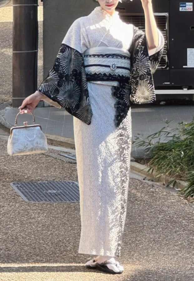 Lace Kimono 6PCS Set