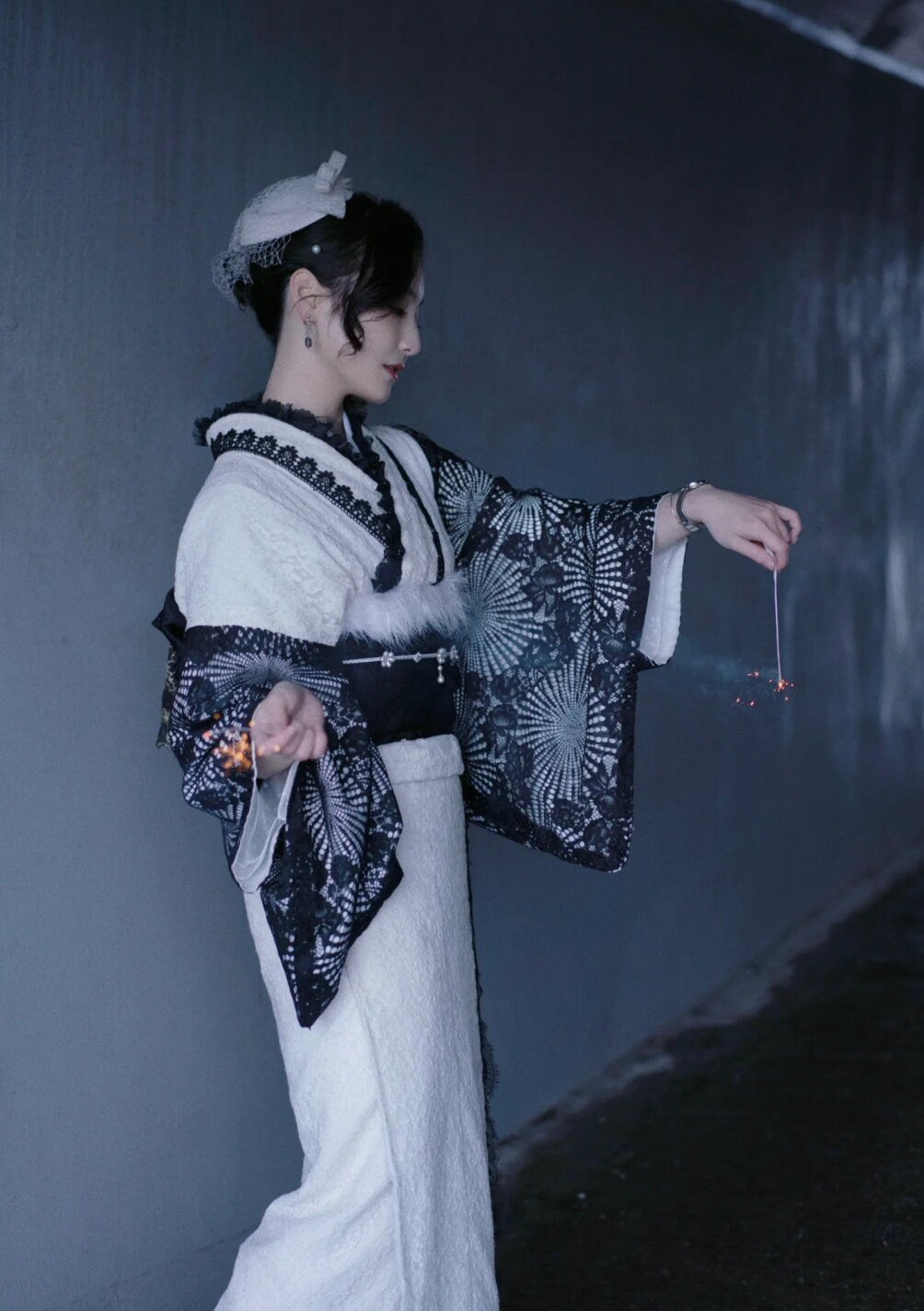 Lace Kimono 6PCS Set