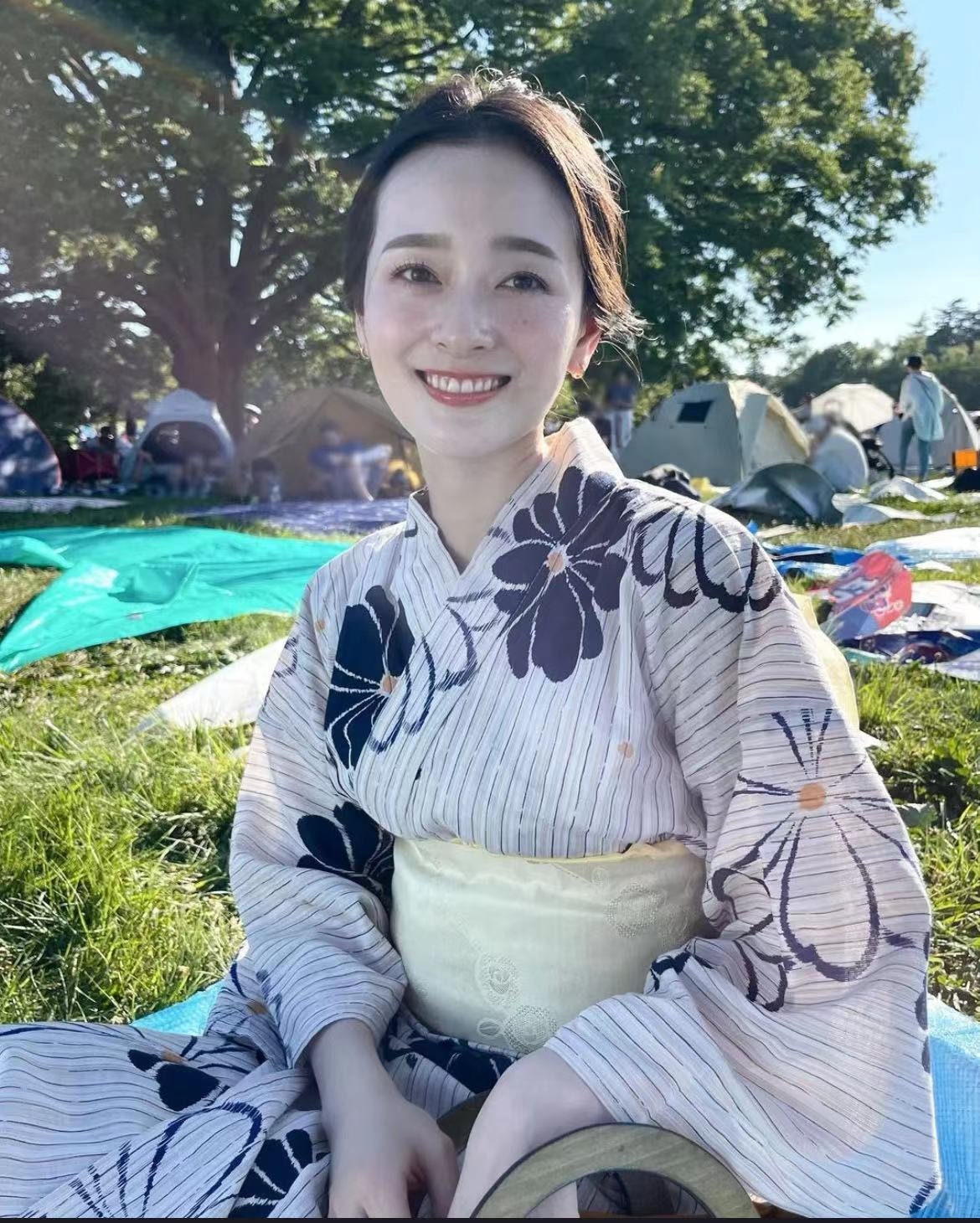 Japanese Yukata with Tsuke Obi (Optional), YTS05