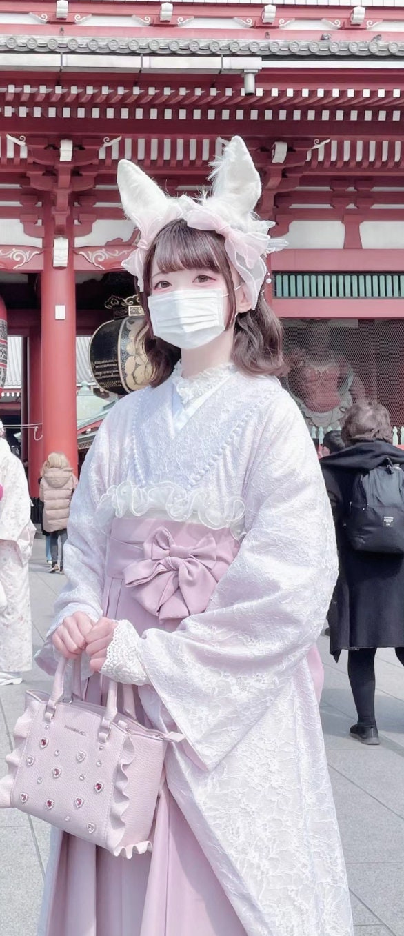 Vintage Women's Hakama, Traditional Hakama Skirt 95CM
