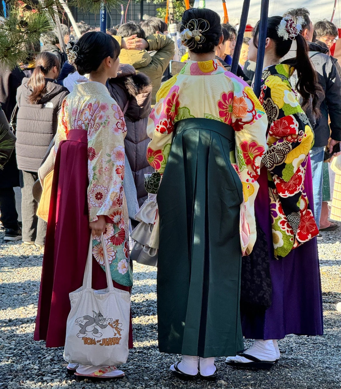 Red Women's Hakama, Traditional Red Hakama