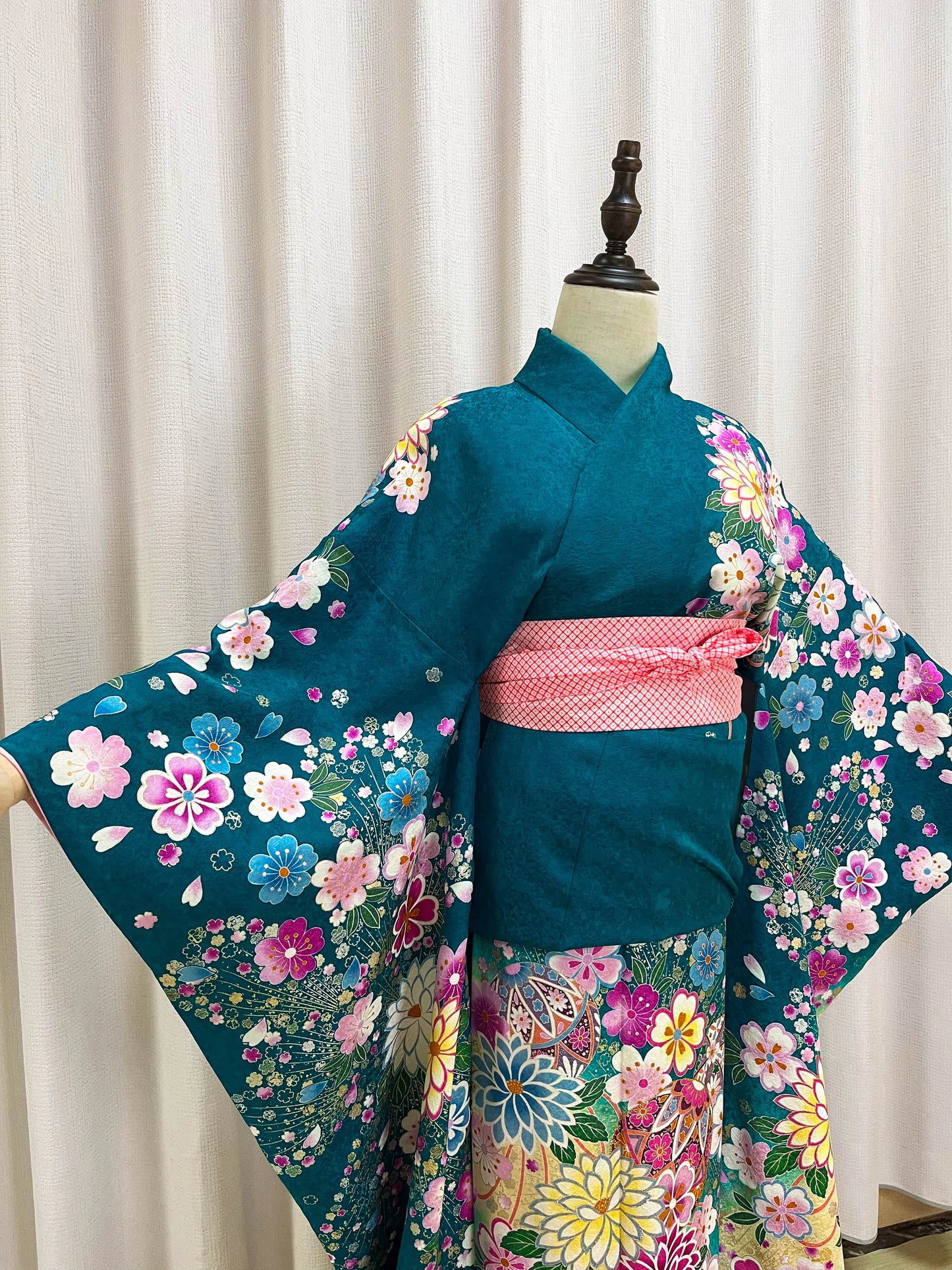Rank A Vintage Furisode Kimono, A54