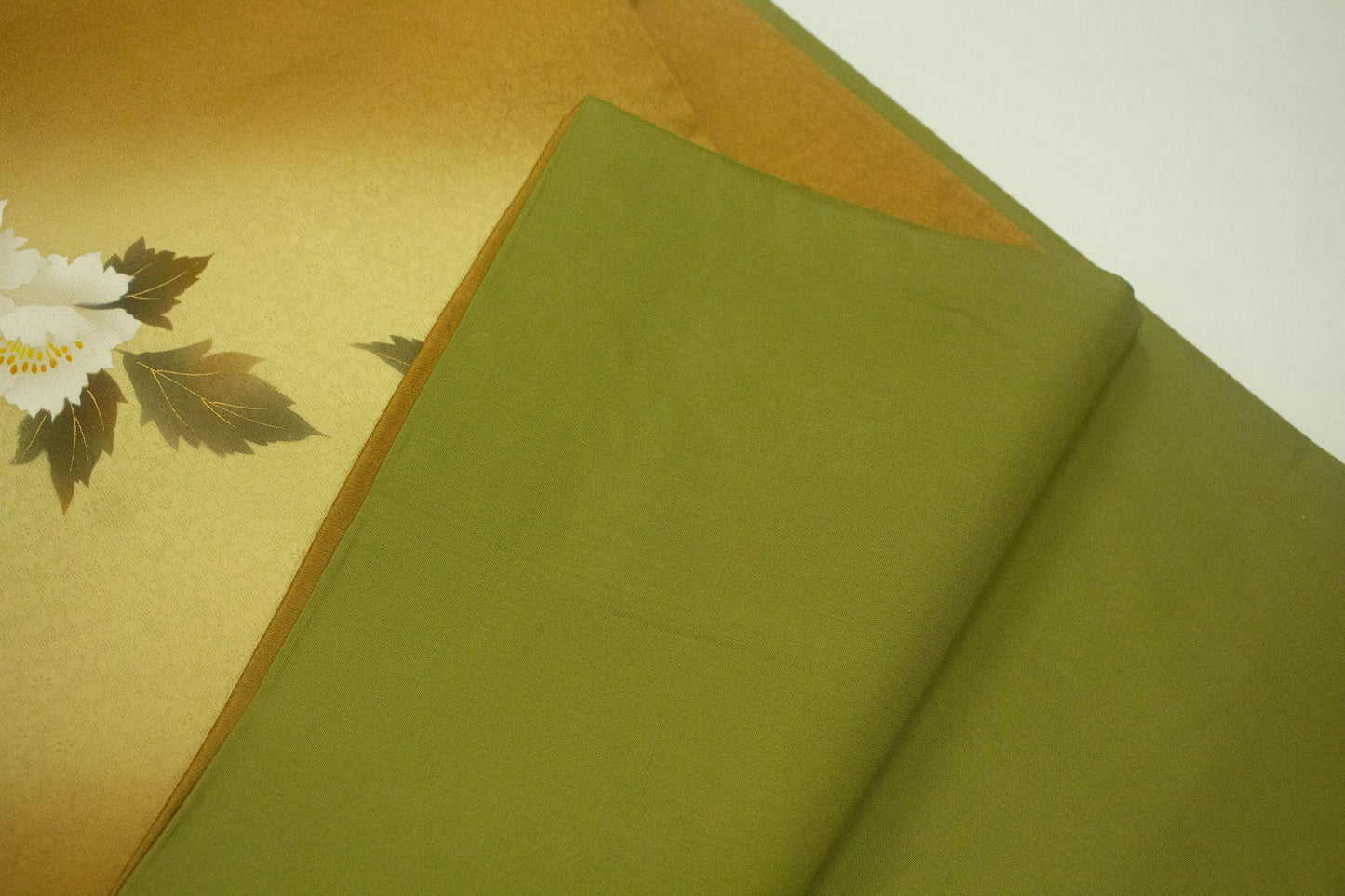 Vintage Silk Fukuro Obi Belt: Kimono Dyeing and Weaving Artist- TANGE Yusuke