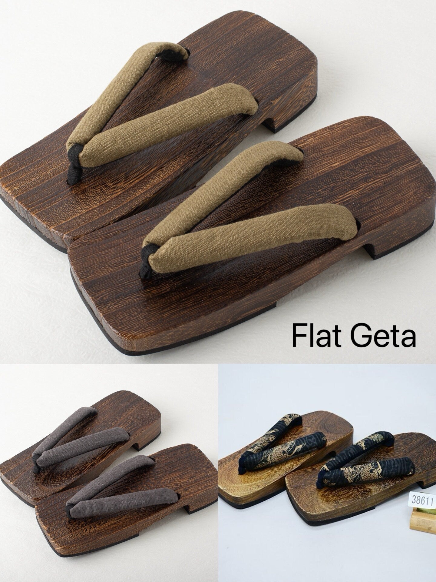 Vintage Men's Geta Sandals Blind Box: Japanese Style Mystery Box