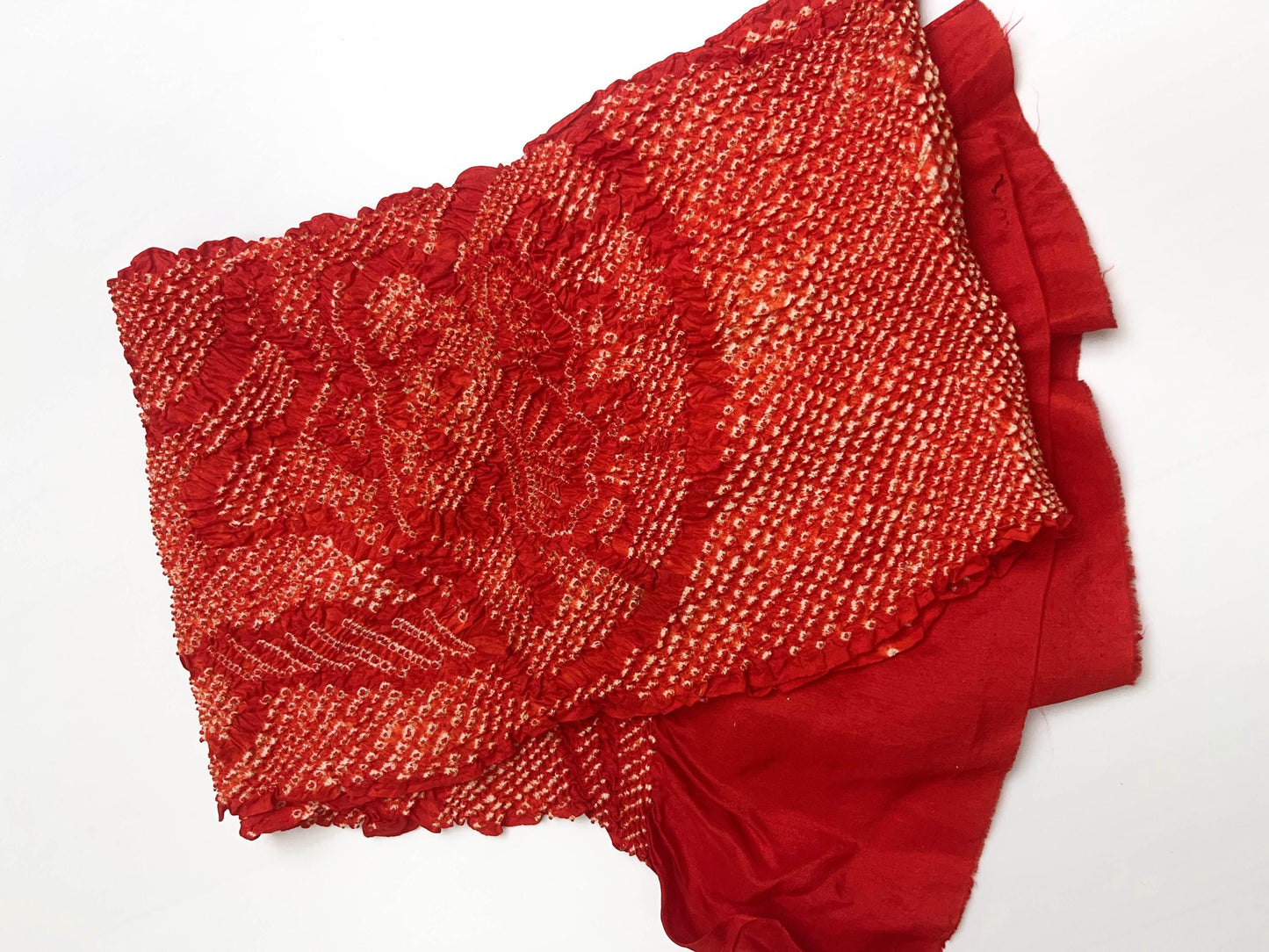 Rank A+ Brick Red Color Silk Obiage, 17B