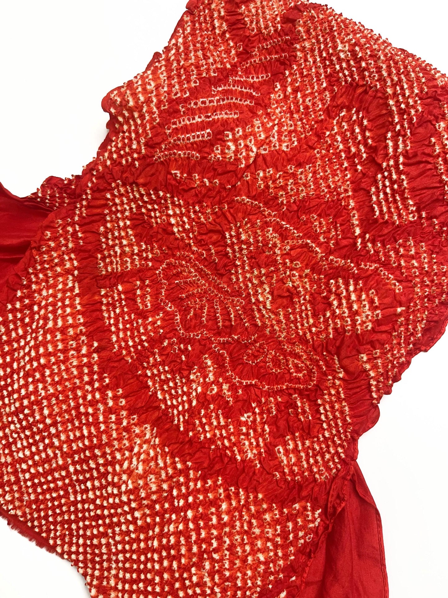 Rank A+ Brick Red Color Silk Obiage, 17B