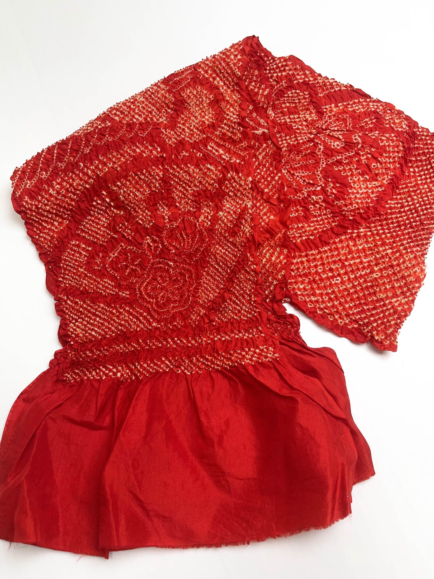 Rank A+ Brick Red Color Silk Obiage, 17B