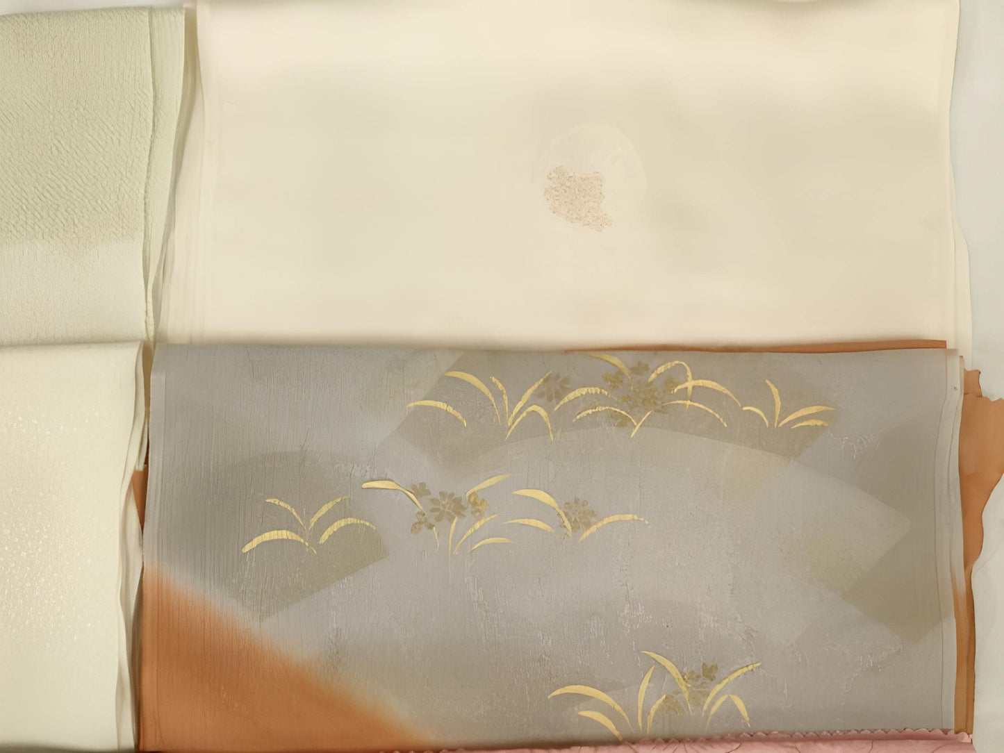 Vintage Silk Obiage/Excellent Condition/Mostly Brand New/ Kimono Obiage/ No. 3501 (Option D/F)