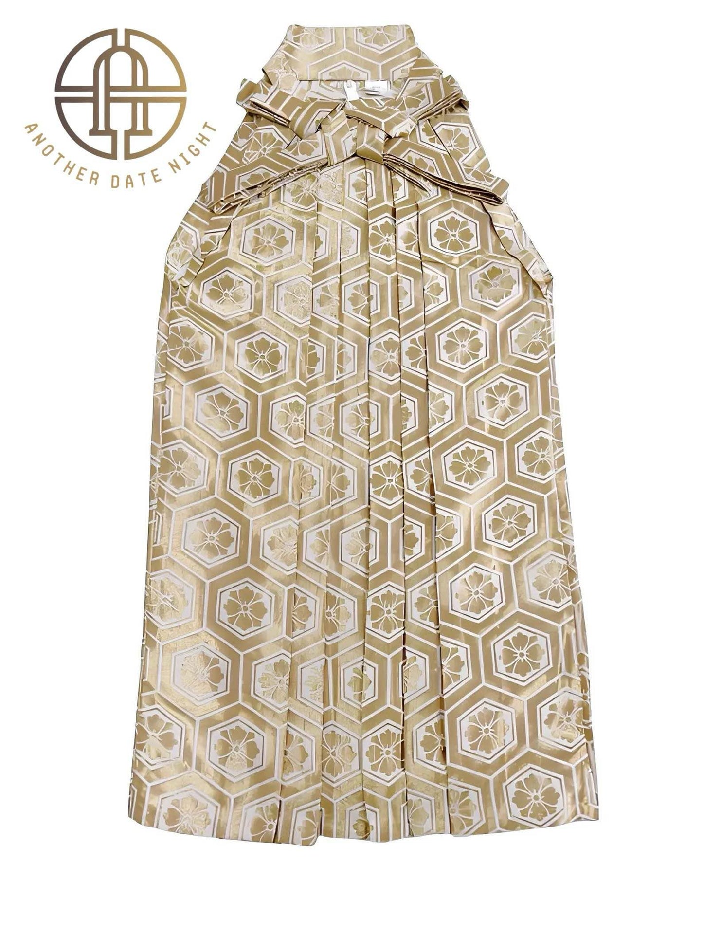 Light Gold Hakama Pants: Men's Japanese Kimono, Formal Wear