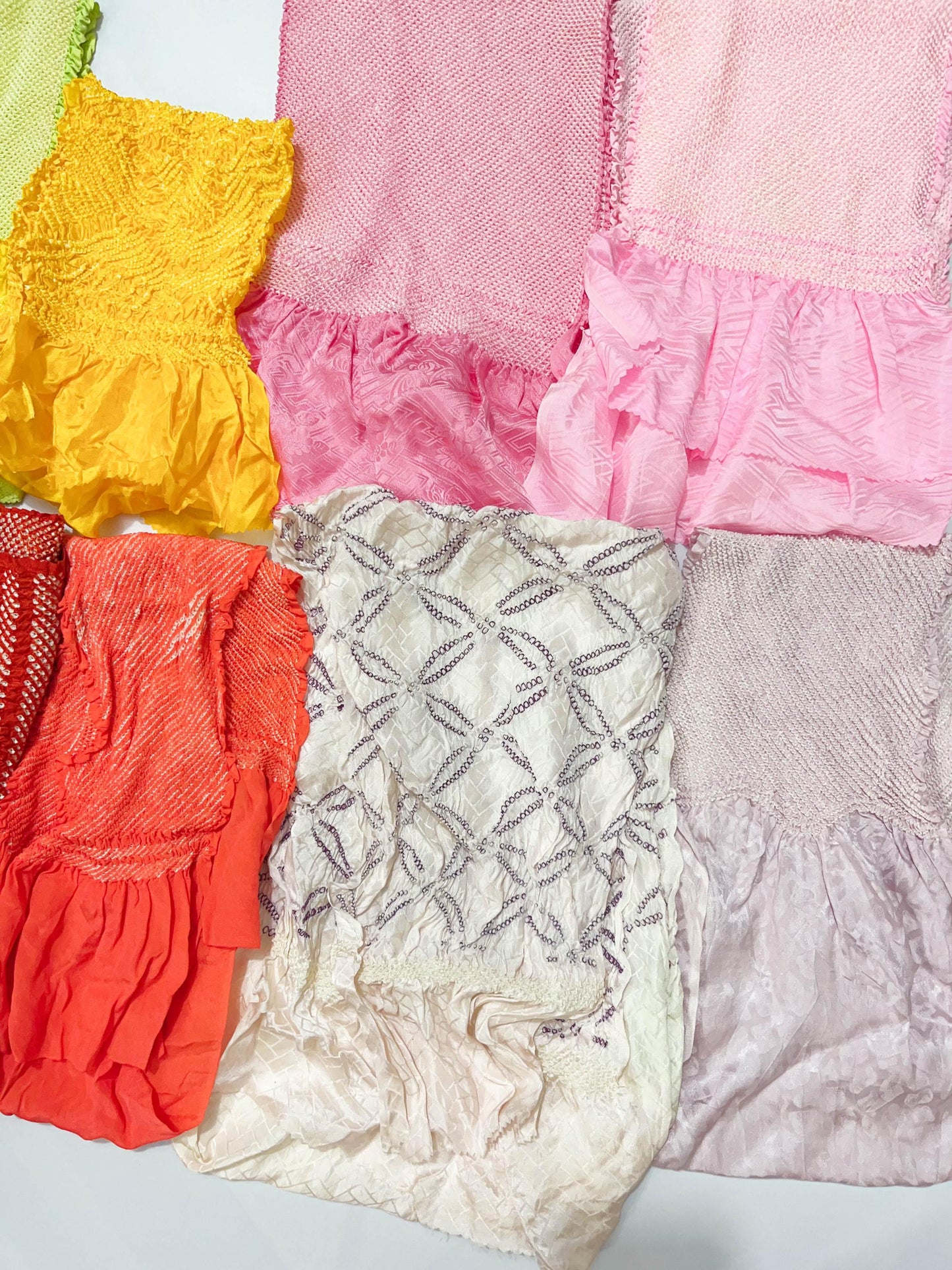 Vintage Silk Kimono Obiage Sash - Good Condition, 8259a