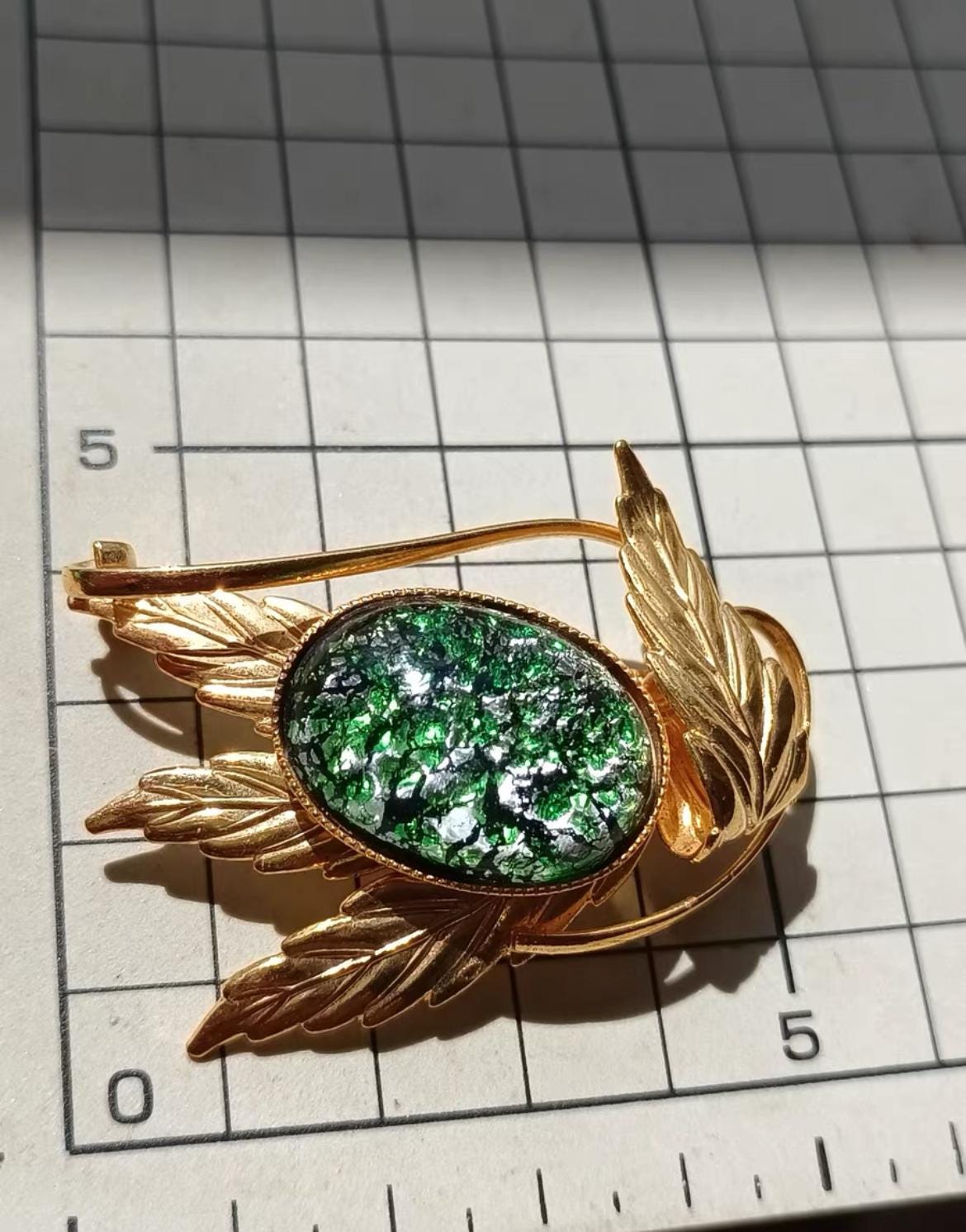 Japanese Liuli Brooches, Japanese Accessory