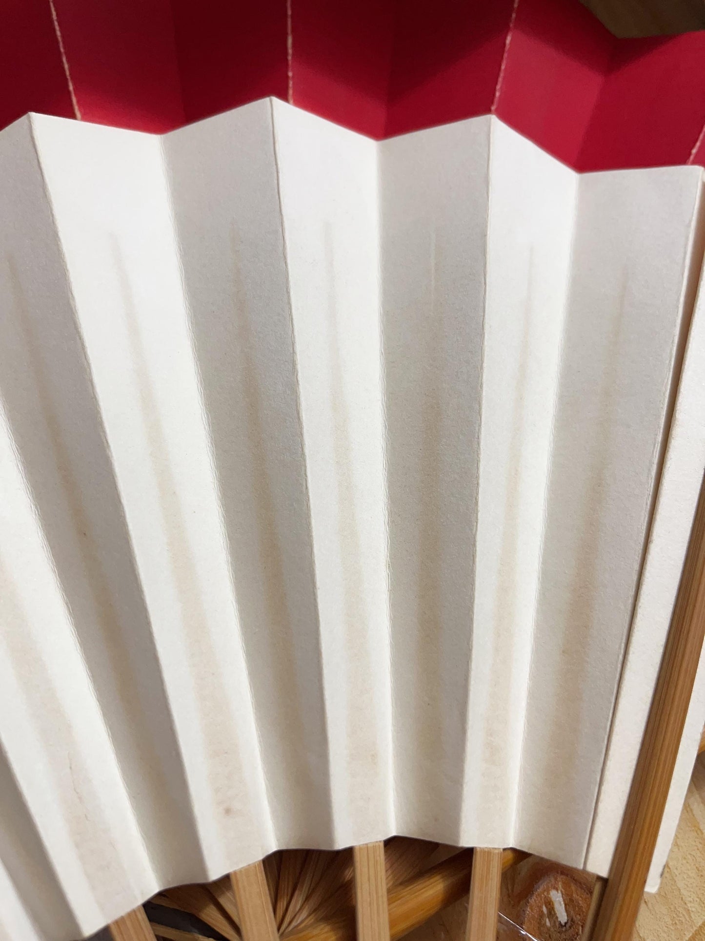 Vintage Japanese Floral Folding Fan: Odori Dance Sensu, Suisen Painting, with Box, No 566