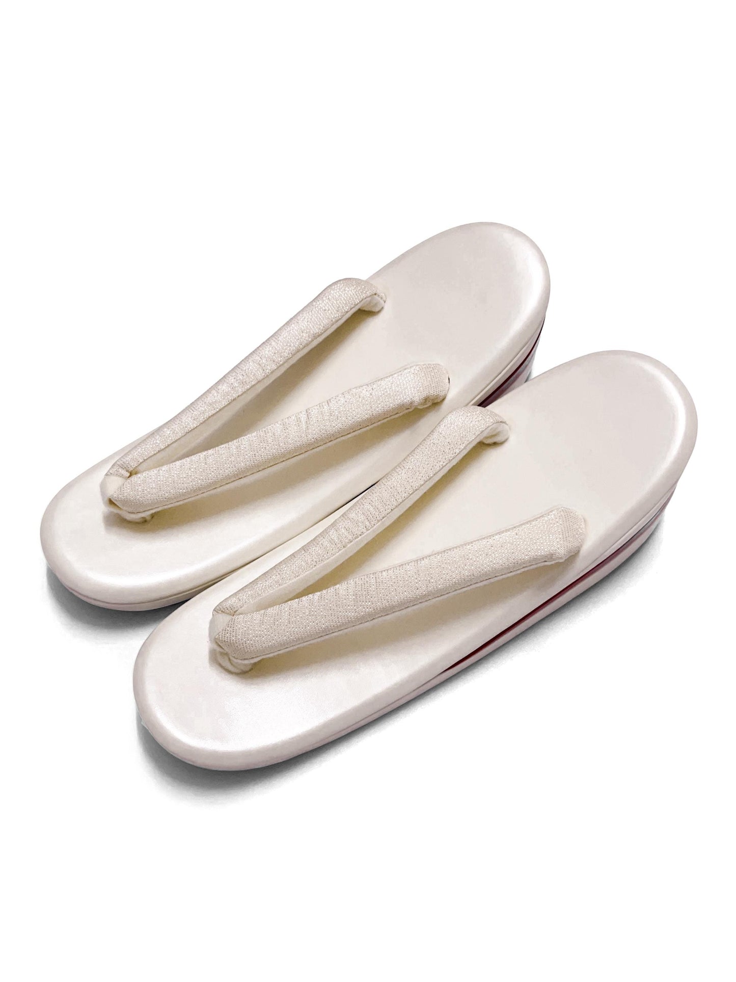 Brand New Ivory Zori Sandals for Kimono | Traditional Japanese Footwear (EU36-41) (24/25cm)