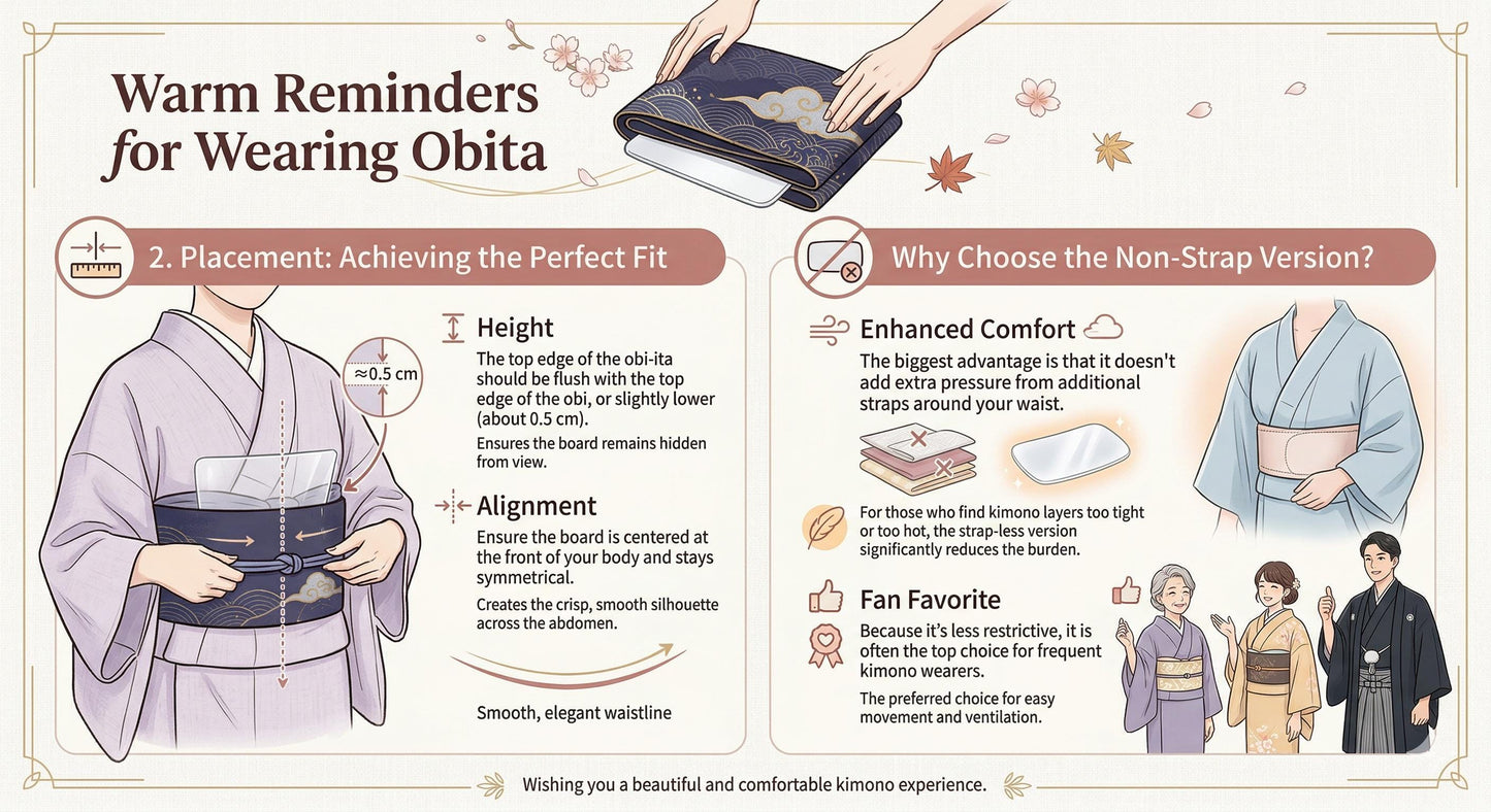 Pre-Tied Obi Belt Gift Set: Magenta Floral Butterfly Knot Obi, Obijime, and Obita Board