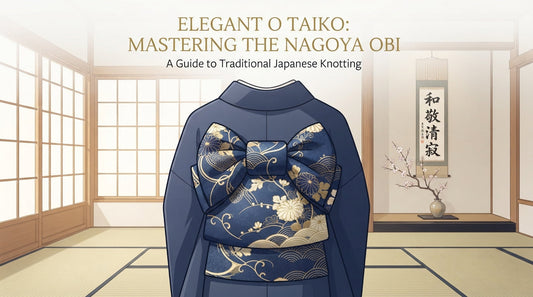 Otaiko Knot Tutorial: How to Tie a Nagoya Obi into a Classic Drum Knot