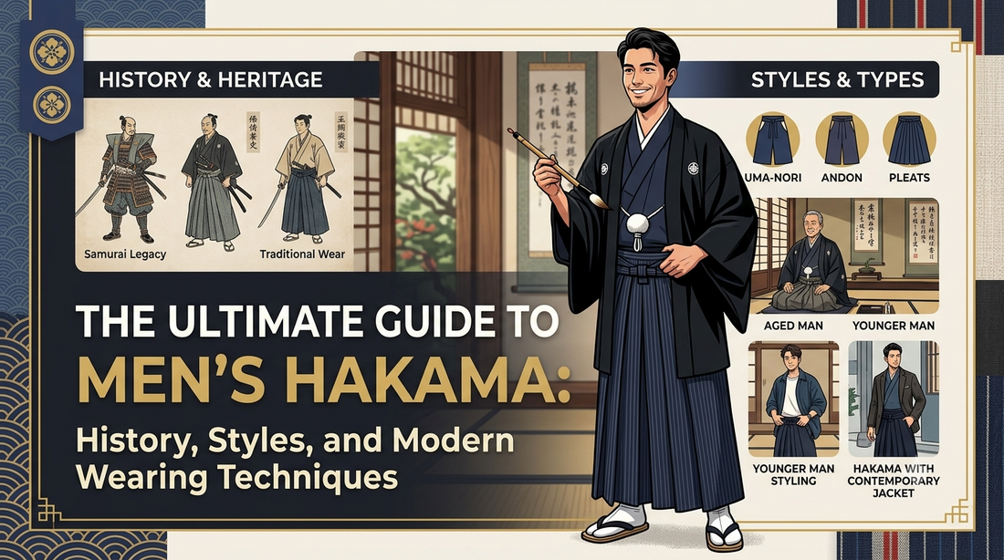 The Ultimate Guide to Men's Hakama: History, Styles, and Modern Wearing Techniques