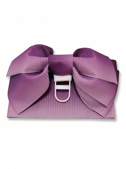 Floral Pre-Tied Obi Belt 3PCS Gift Set: Butterfly Knot Obi, Obijime & Obita