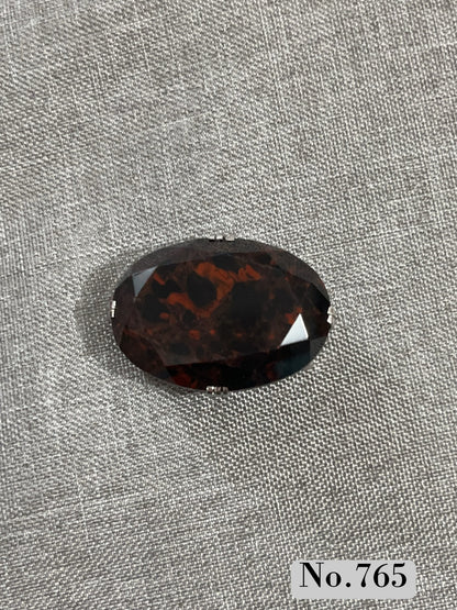 Hokkaido Mahogany Obsidian Kimono Obidome NO765 | Obijime Ornament