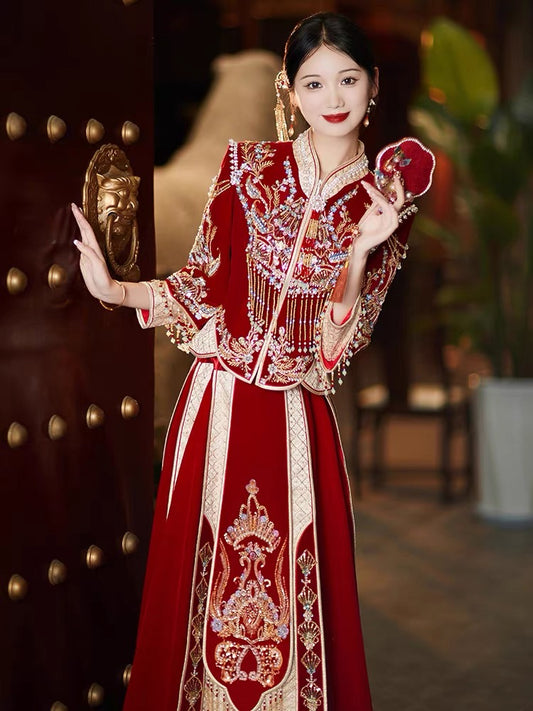 Xiuhefu, Chinese Wedding Dress, XH001