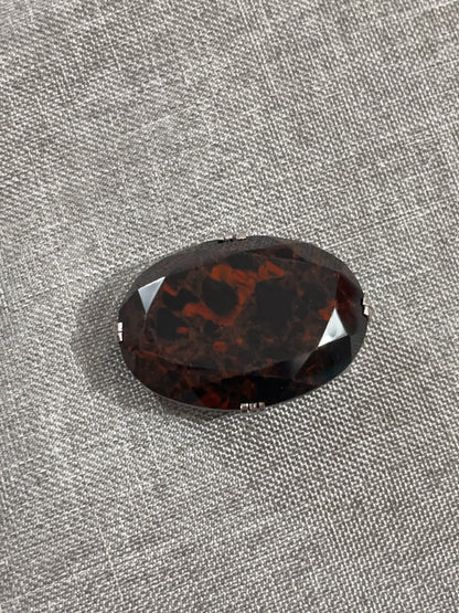 Hokkaido Mahogany Obsidian Kimono Obidome NO765 | Obijime Ornament
