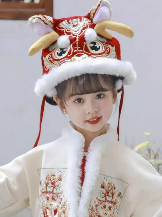Dragon New Year Costume Hat for Kids