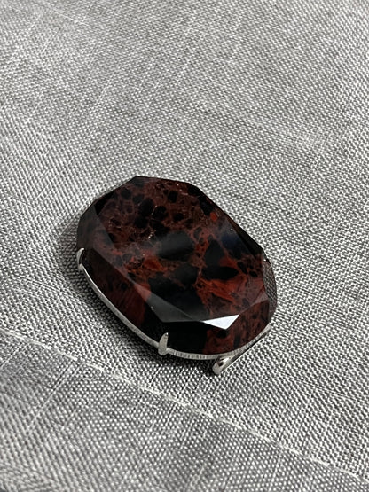 Hokkaido Mahogany Obsidian Kimono Obidome NO761 | Obijime Ornament