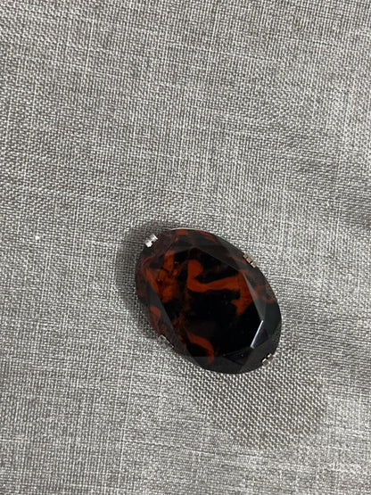 Hokkaido Mahogany Obsidian Kimono Obidome NO717 | Obijime Ornament