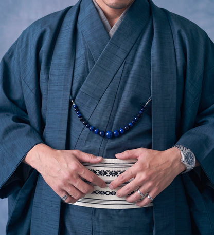 2 Colors Japanese Men's Kimono 4/6/8PCS Gift Set, Custom Kamon Available