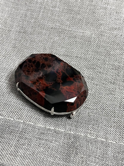 Hokkaido Mahogany Obsidian Kimono Obidome NO761 | Obijime Ornament
