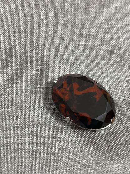Hokkaido Mahogany Obsidian Kimono Obidome NO717 | Obijime Ornament