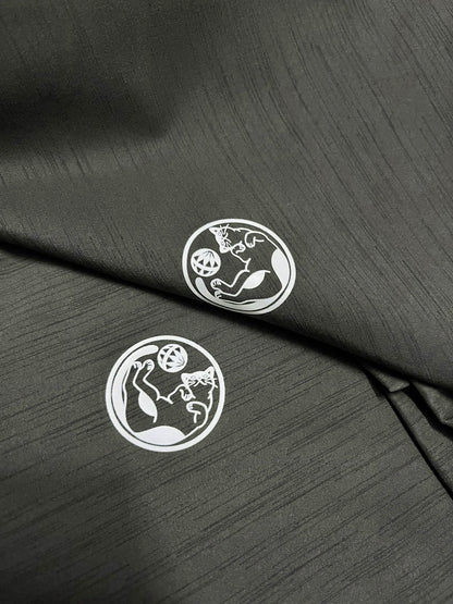 2 Colors Japanese Men's Kimono 4/6/8PCS Gift Set, Custom Kamon Available