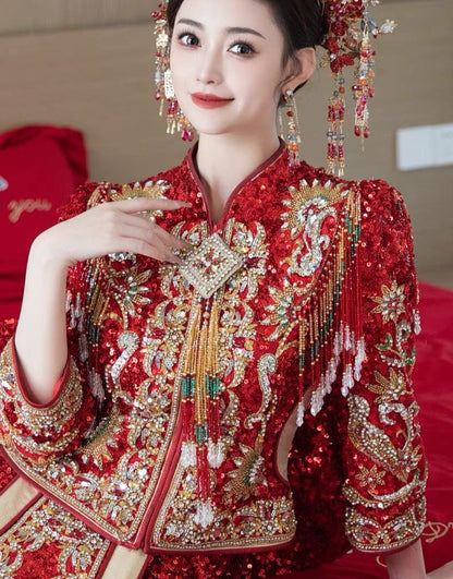 Xiuhefu, Chinese Wedding Dress, XH004