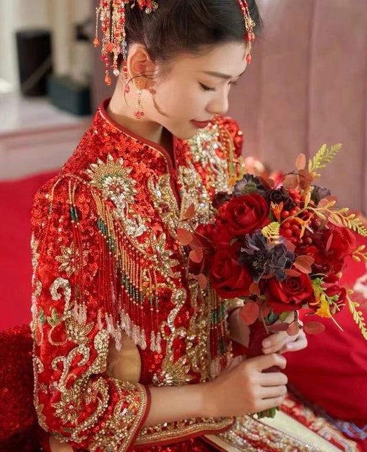 Xiuhefu, Chinese Wedding Dress, XH004