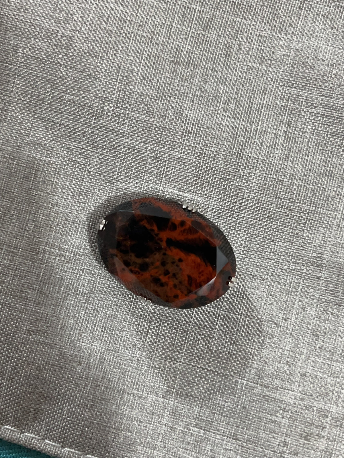 Hokkaido Mahogany Obsidian Kimono Obidome NO781 | Obijime Ornament
