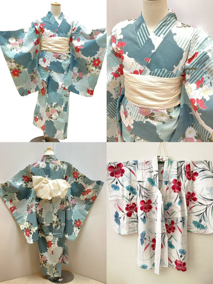 (Mystery Box) Girls/ Pre-Teen's Brand New Yukata/ For 85-145cm Wearer