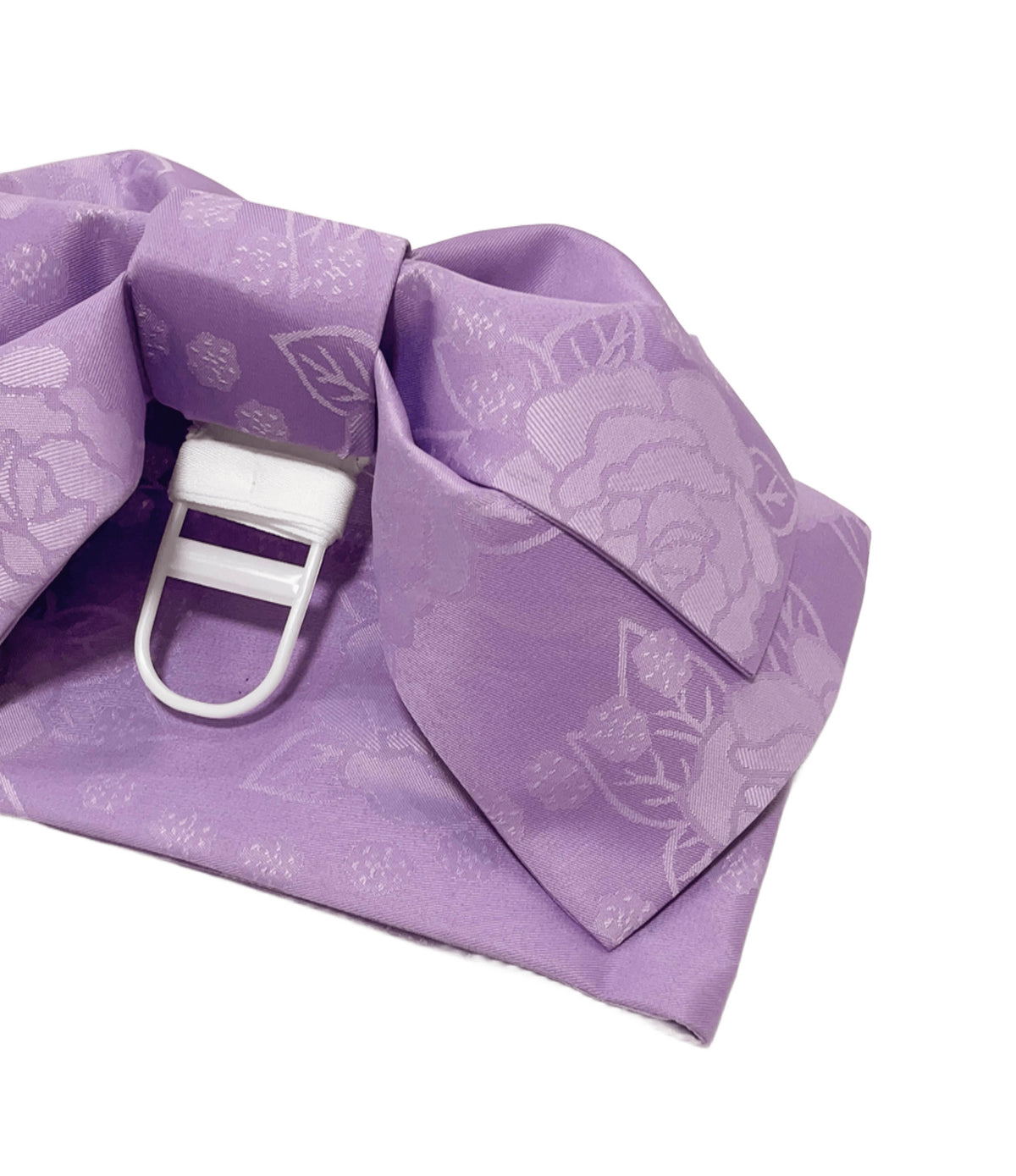 Floral Pre-Tied Obi Belt 3PCS Gift Set: Butterfly Knot Obi, Obijime & Obita