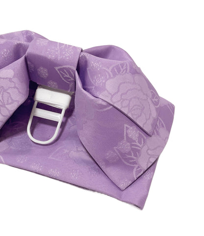 Floral Pre-Tied Obi Belt 3PCS Gift Set: Butterfly Knot Obi, Obijime & Obita