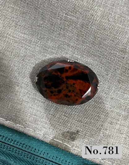 Hokkaido Mahogany Obsidian Kimono Obidome NO781 | Obijime Ornament